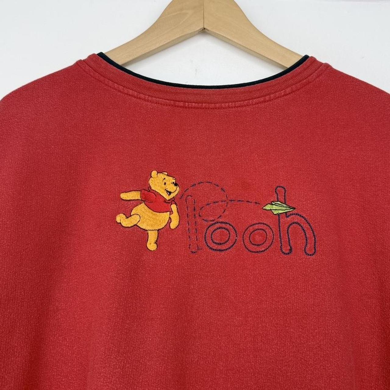 Vintage Winnie the Pooh Paper Airplane Embroidered 90s Sweatshirt (XL)