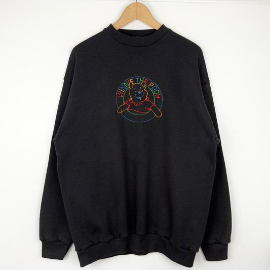 Vintage Winnie the Pooh Embroidered Outline 90s Sweatshirt (M/L)