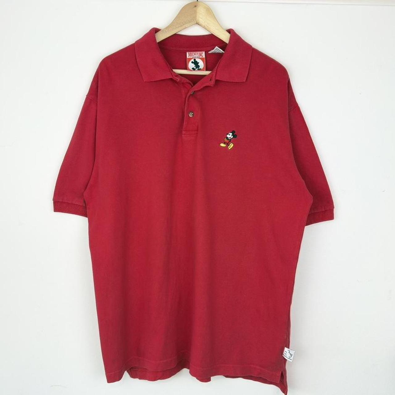 Vintage Mickey Mouse Embroidered 90s Polo Shirt (L)