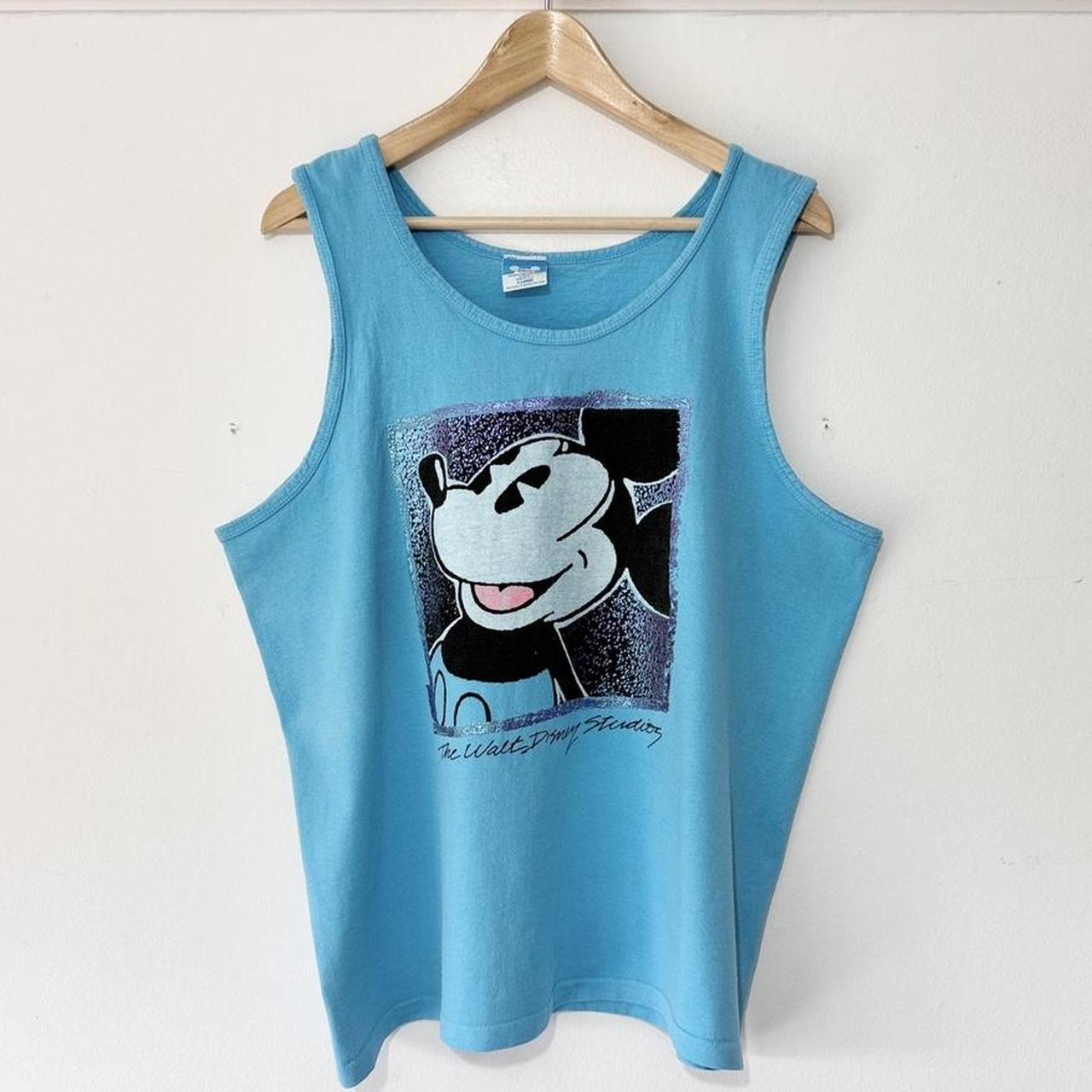 Vintage The Walt Disney Studios 80s/90s Blue Vest Tank Top (M/L)
