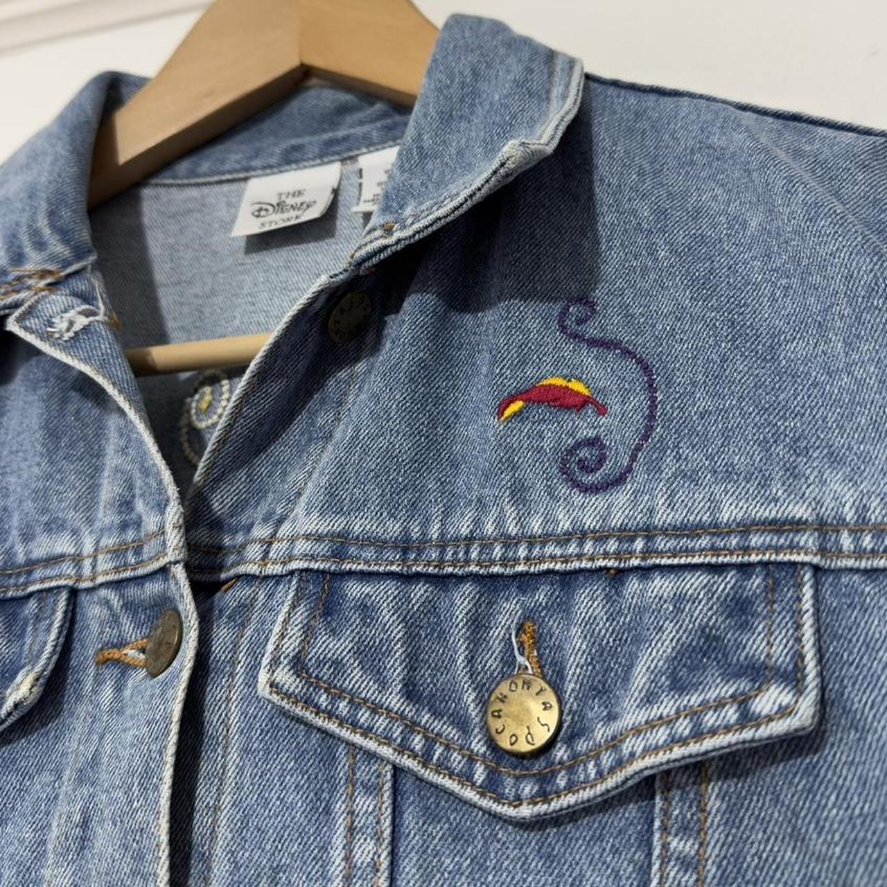 Vintage Disney Pocahontas 90s Denim Jacket (Youth L)
