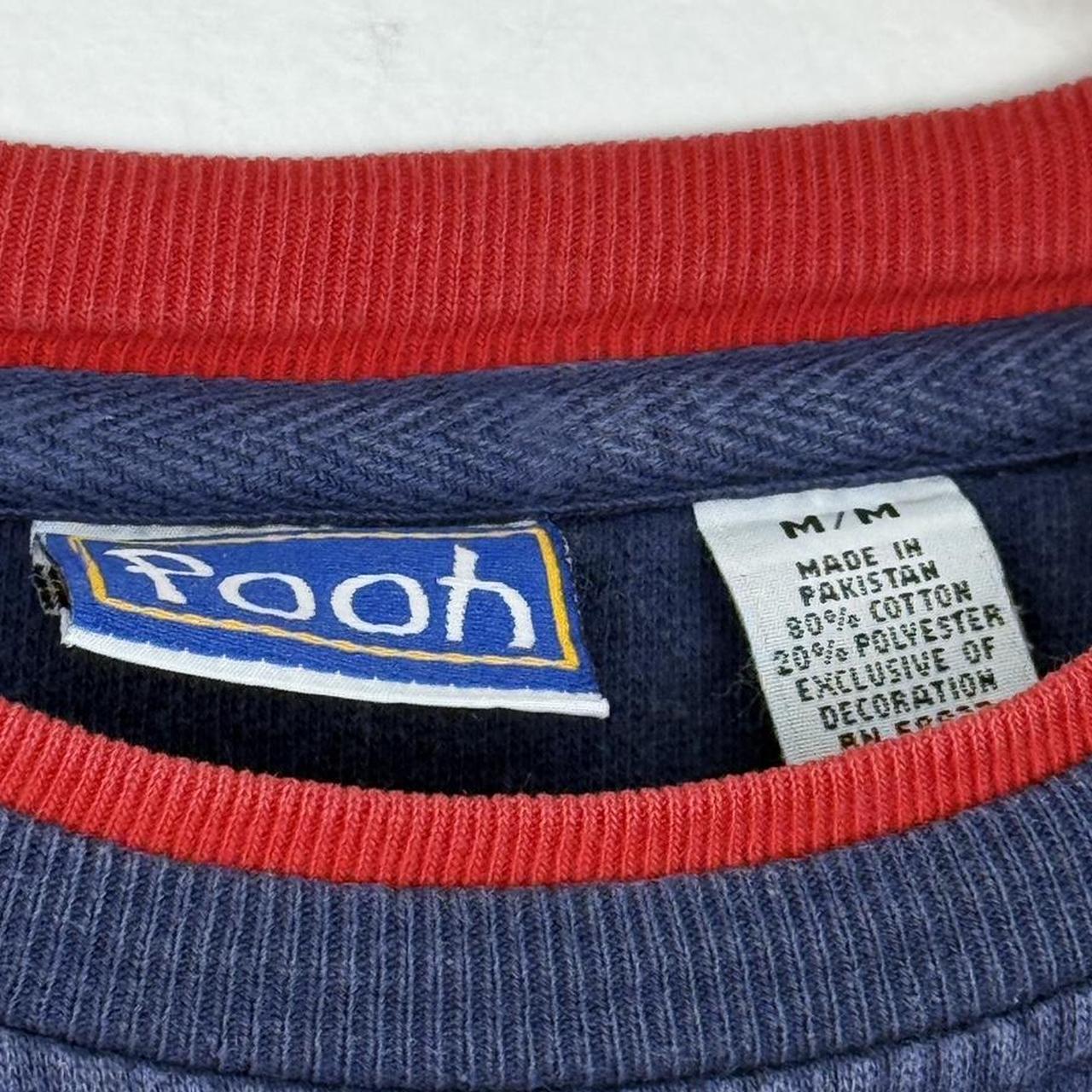Vintage Winnie the Pooh Embroidered Spell Out 90s Sweatshirt (Petite M)