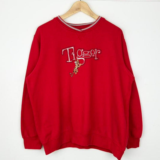 Vintage Tigger Embroidered 00s Sweatshirt (L)