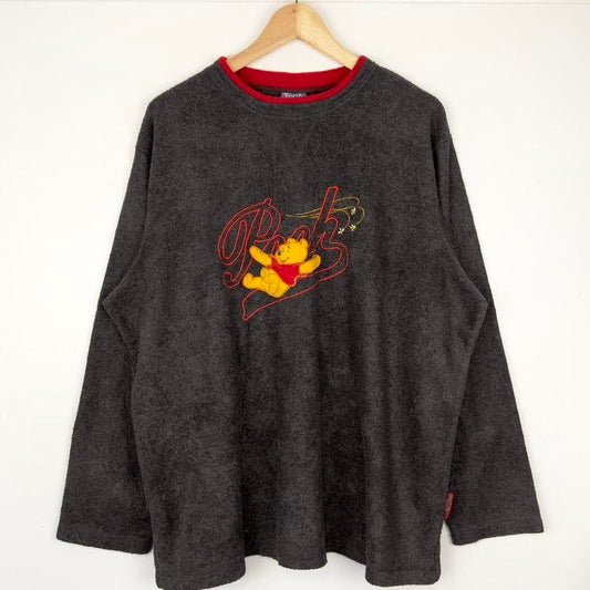Vintage Winnie the Pooh 90s Fleece Sweatshirt (XL)