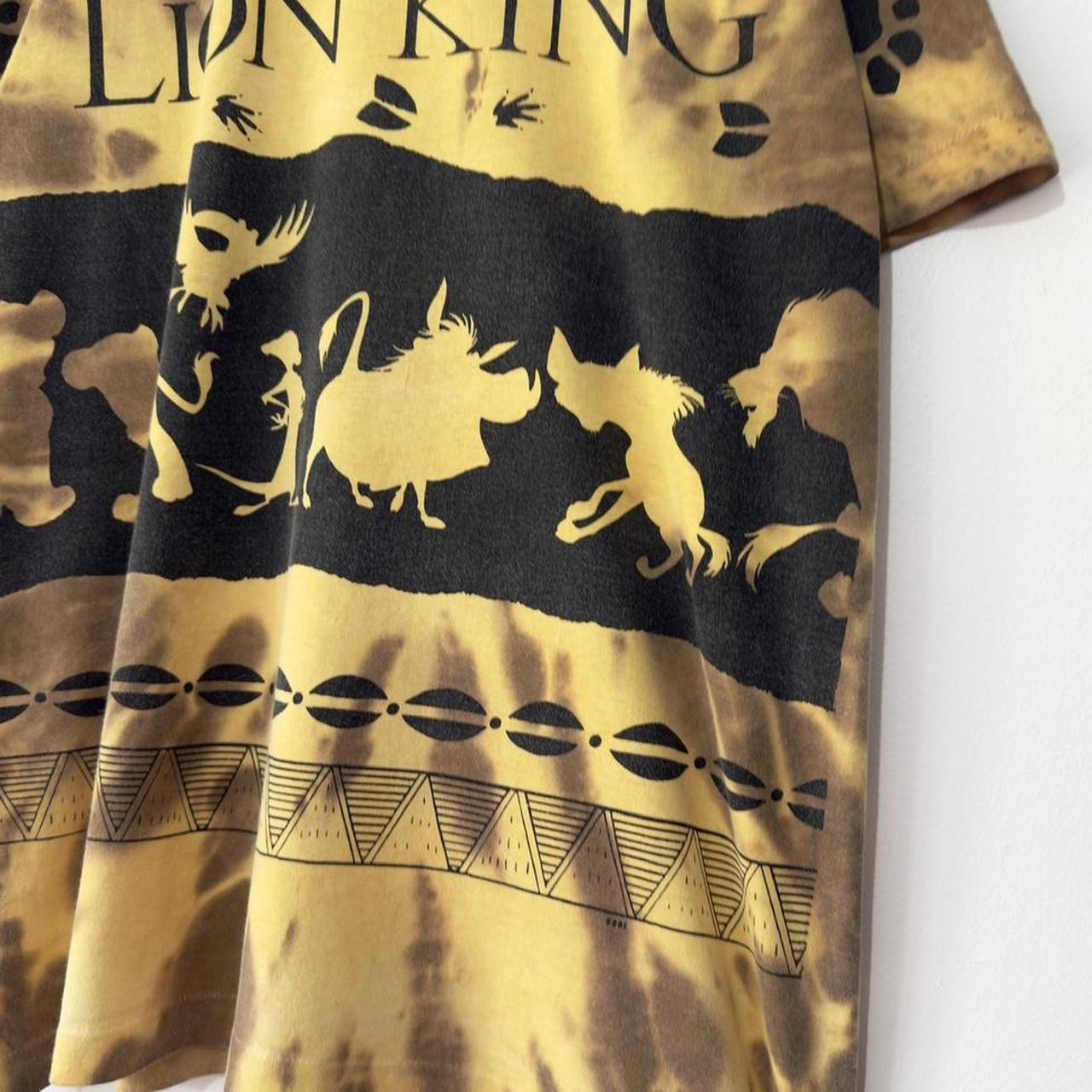 Vintage Disney's The Lion King Tie Dye 90s T Shirt (XL)