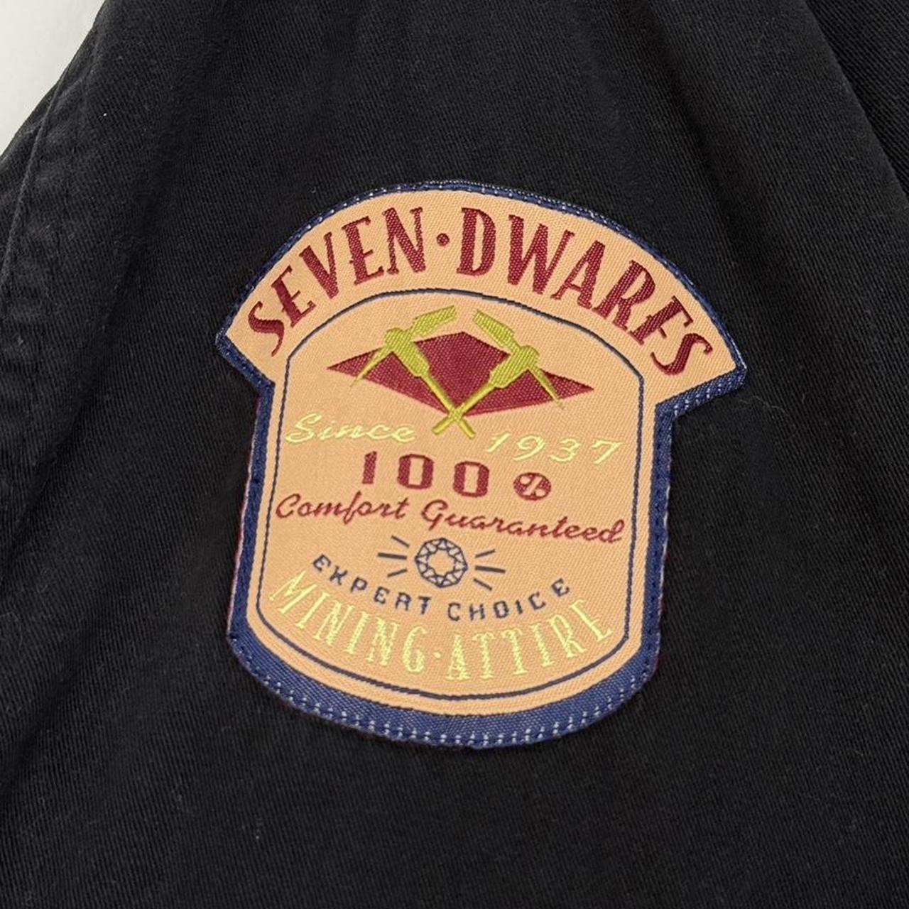 Vintage Snow White's Seven Dwarfs Disney Embroidered 90s Varsity Jacket (S)