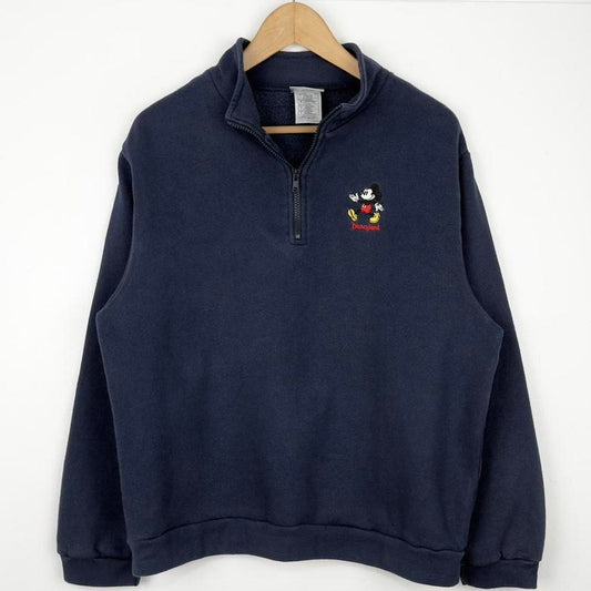 Vintage Disneyland Mickey Mouse 00s Quarter Zip (M)