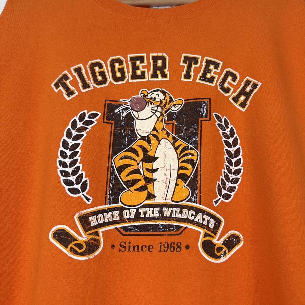 Vintage Tigger Tech University Disney Store 00s T Shirt (XXL)