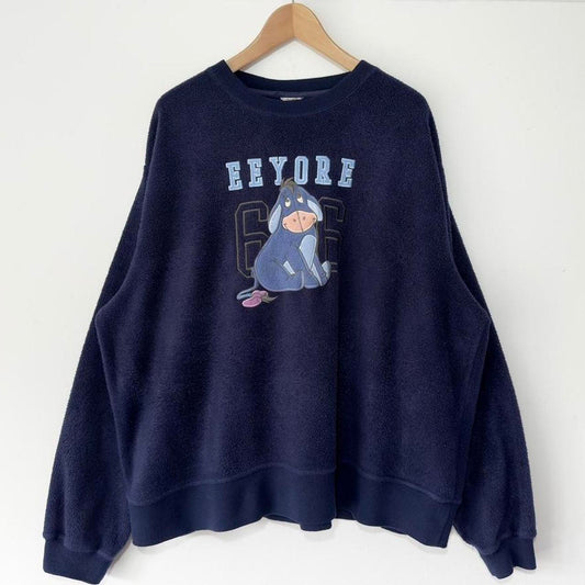 Vintage Eeyore 00s Fleece Sweatshirt (XXL)