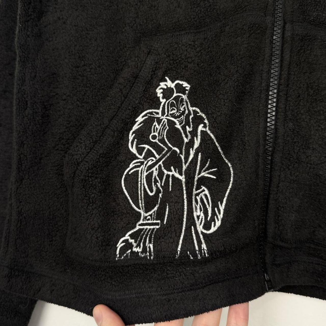 Vintage Cruella De Vil Disneyland 00s Fleece Hoodie (S)