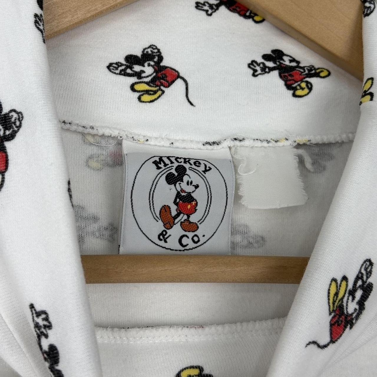 Vintage Mickey Mouse 90s Roll Neck Long Sleeve (M)