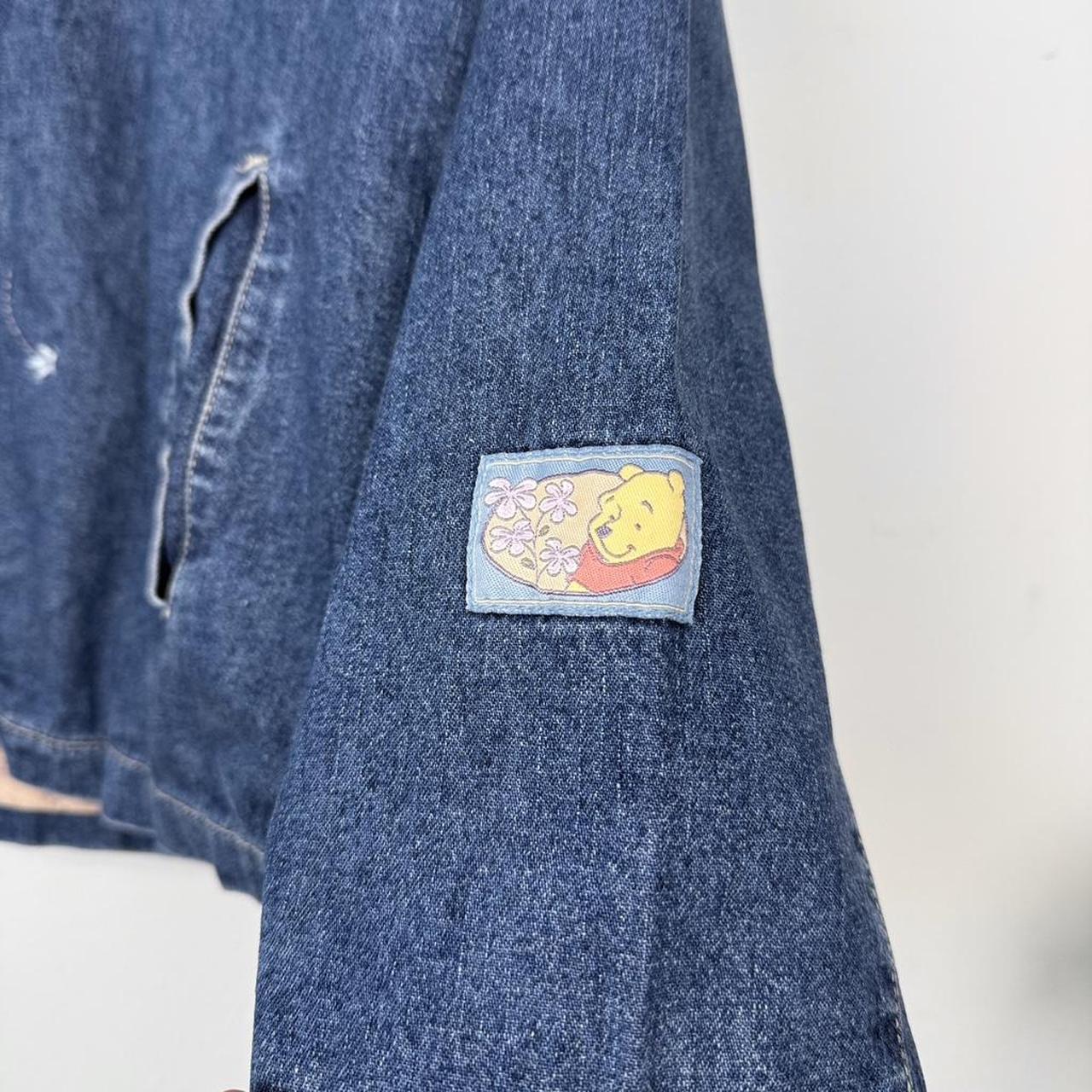 Vintage Winnie the Pooh Flowers 00s Denim Jacket (L)