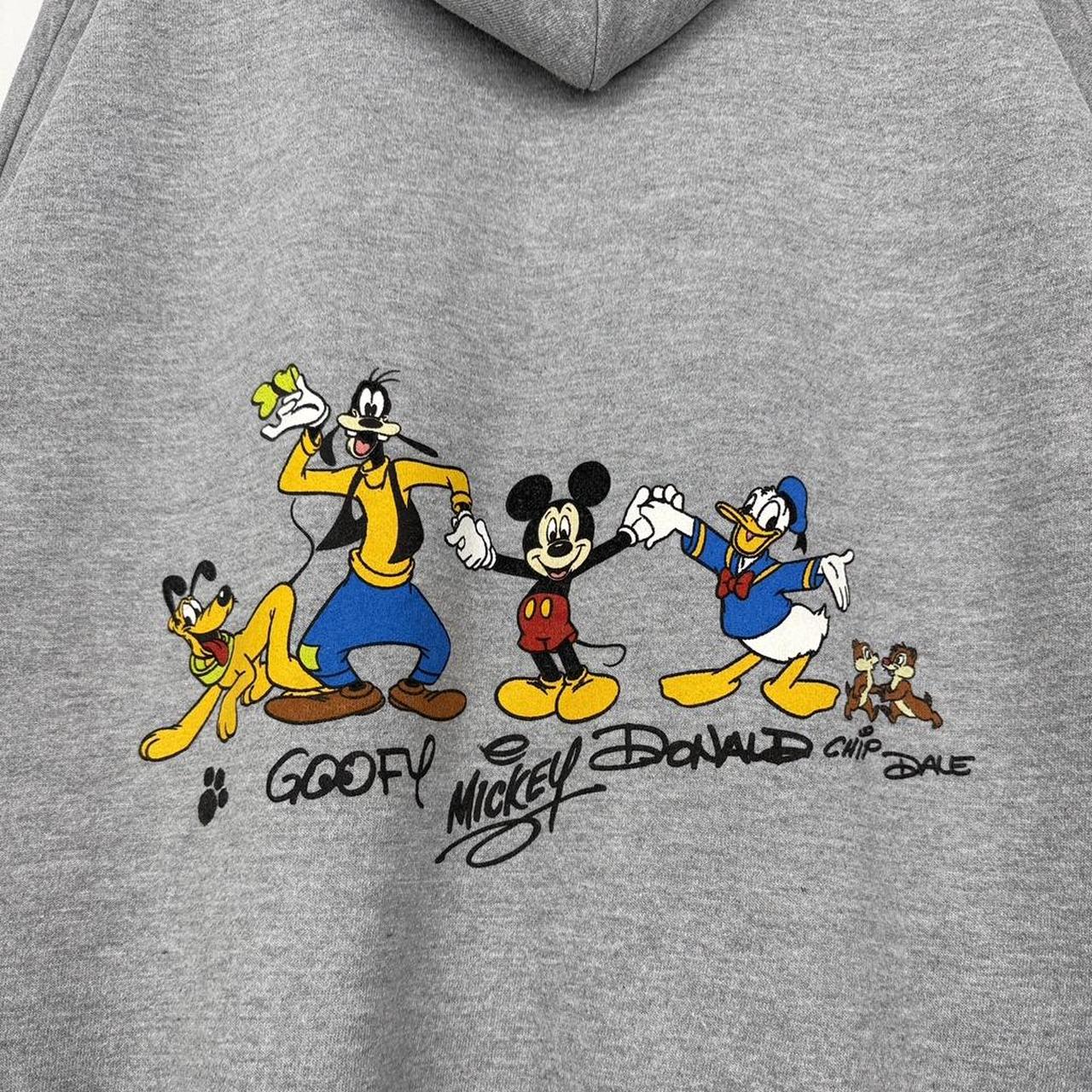 Vintage Walt Disney World Mickey & Friends 2000 Zip Up Hoodie (XXL)