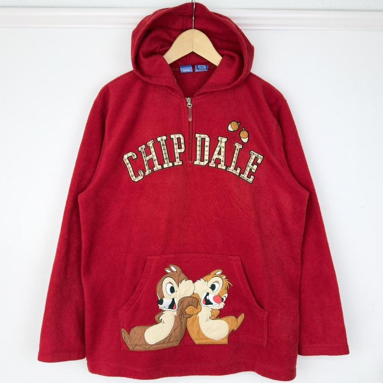 Disney Chip & Dale Embroidered Zip Up Hoodie (L)
