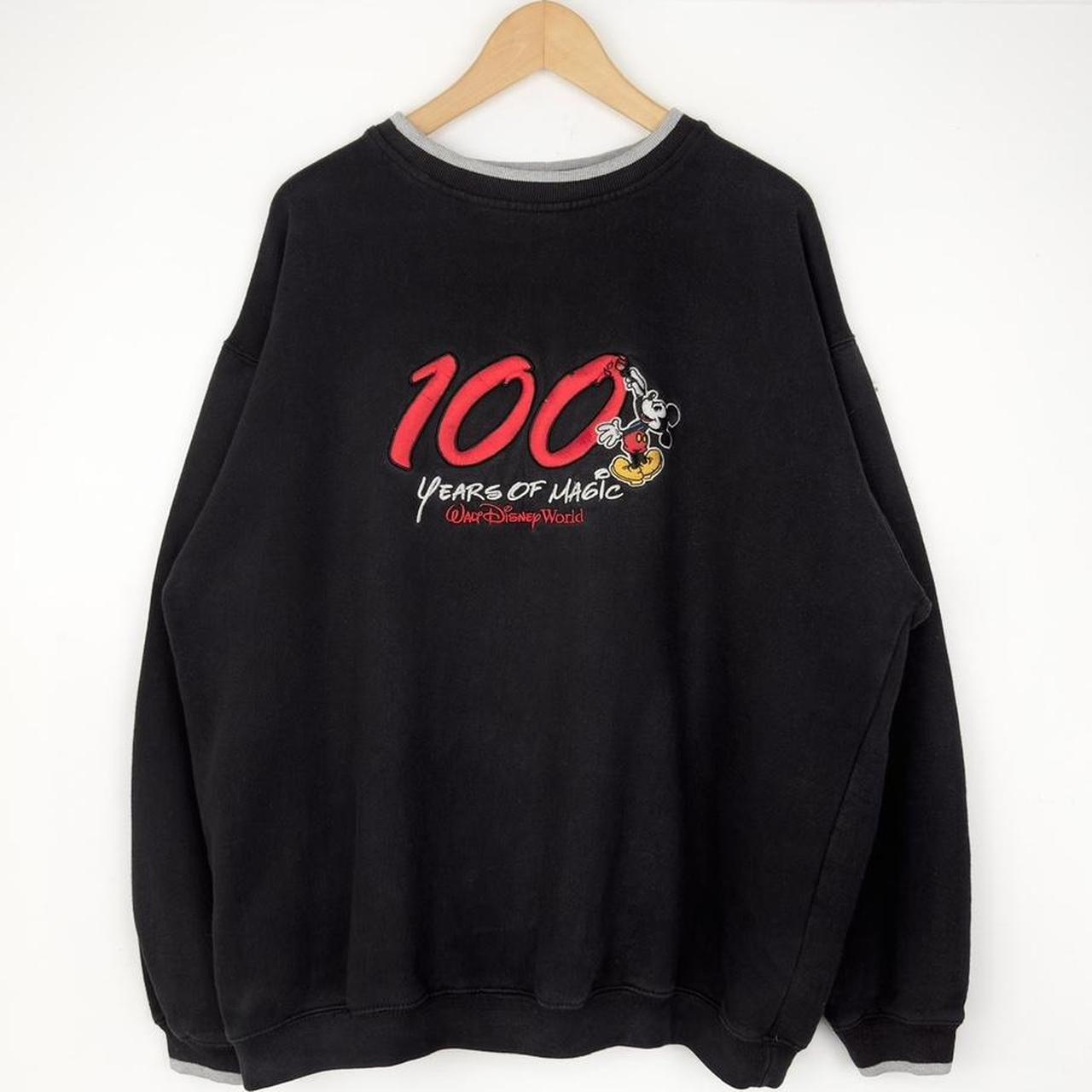 Vintage Walt Disney World 100 Years of Magic 2001 Embroidered Sweatshirt (L)