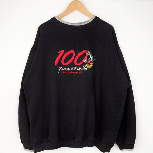 Vintage Walt Disney World 100 Years of Magic 2001 Embroidered Sweatshirt (L)