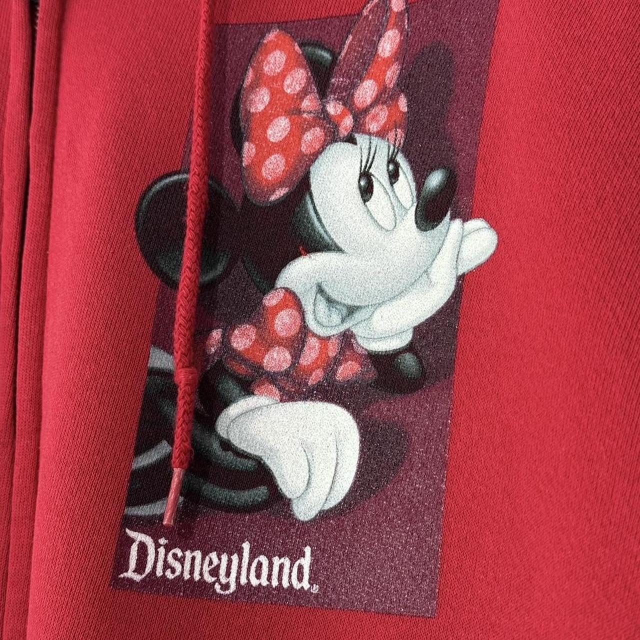 Vintage Disneyland Minnie Mouse 00s Zip Up Hoodie (XXL)