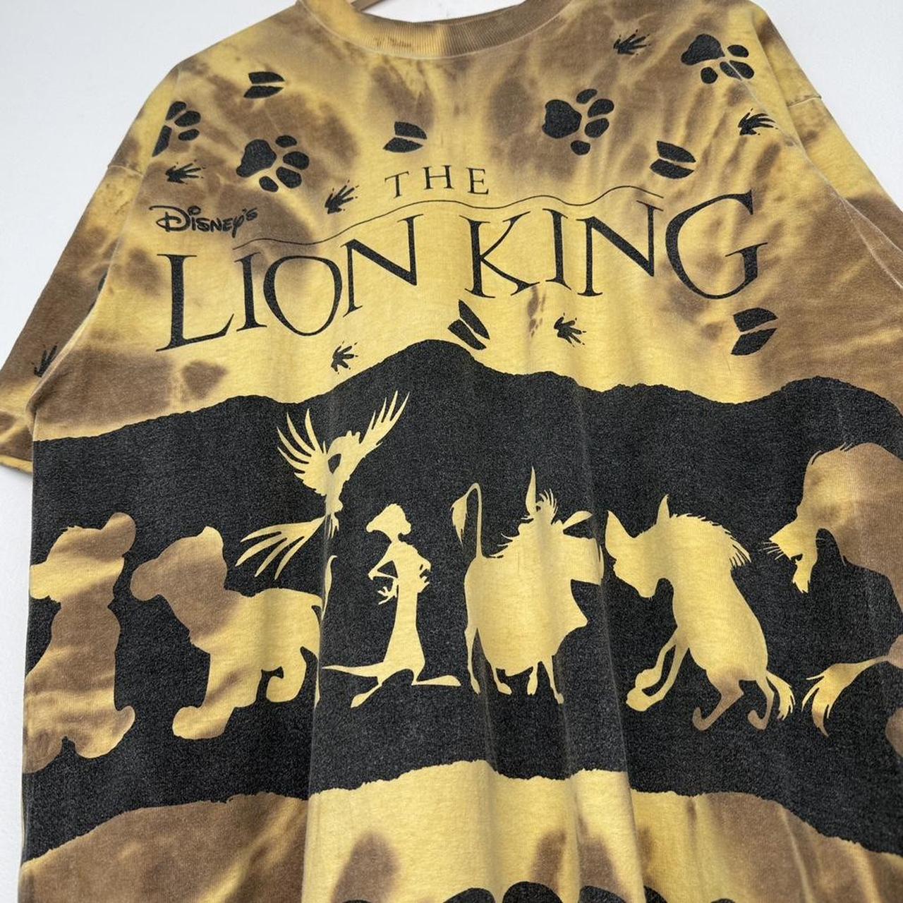 Vintage Disney's The Lion King Tie Dye 90s T Shirt (XL)