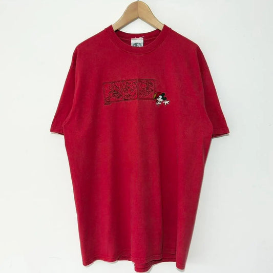 Vintage Mickey Mouse Embrodiered 90s T Shirt (XL)