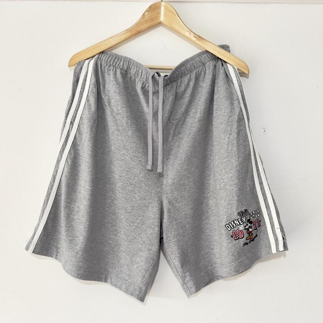 Walt Disney World Embroidered Striped Grey Shorts (L)