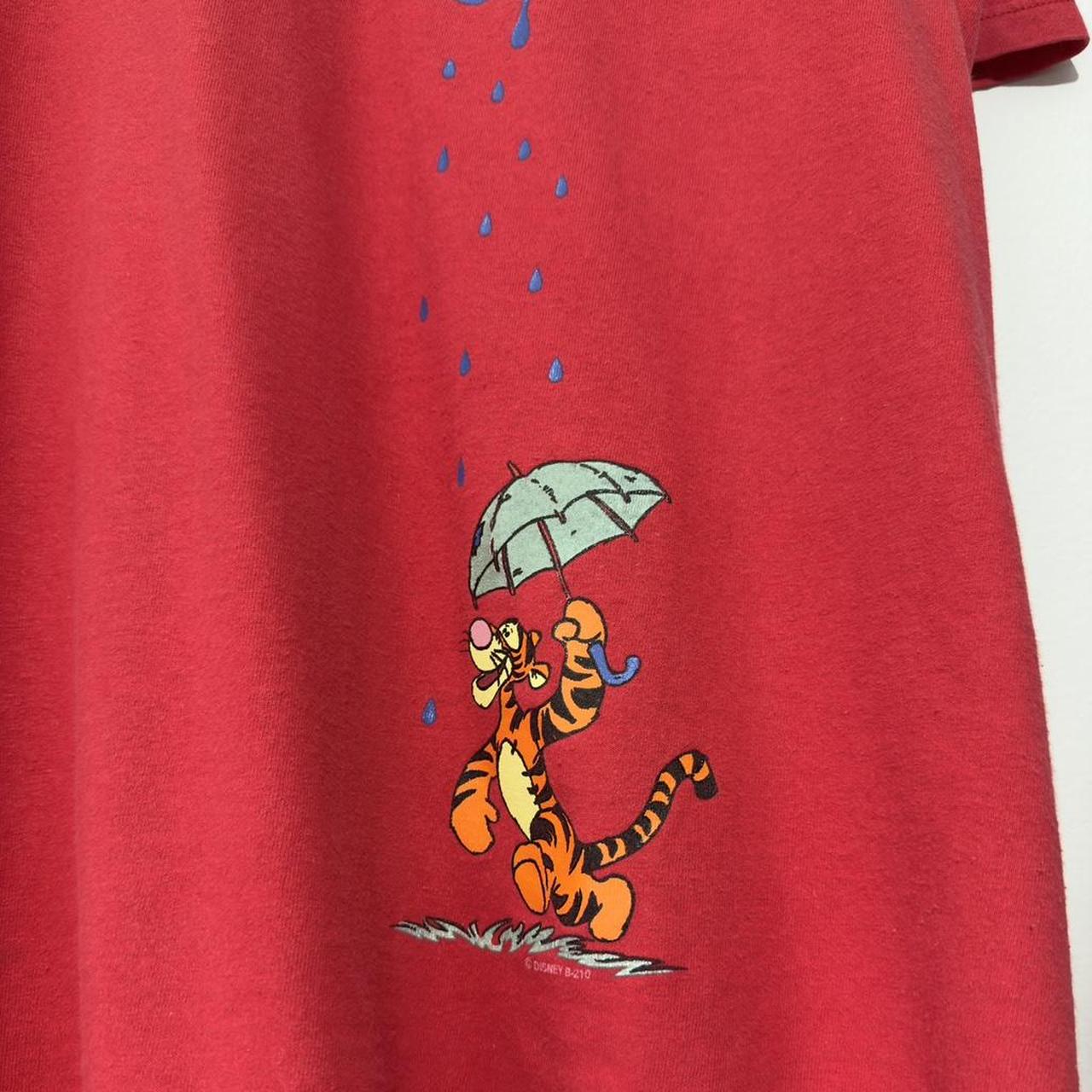 Vintage Pooh & Tigger Flowers Distressed T Shirt (XL)