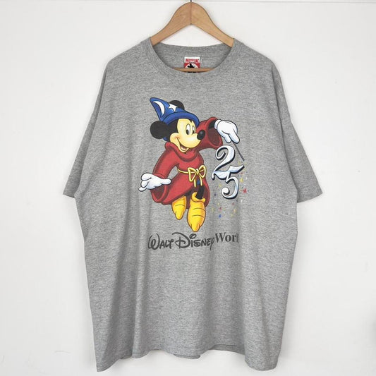 Vintage Walt Disney World 25th Anniversary 90s T Shirt (XXL)