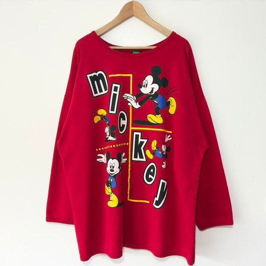 Vintage Mickey Relaxed 90s Sweatshirt (XXL)