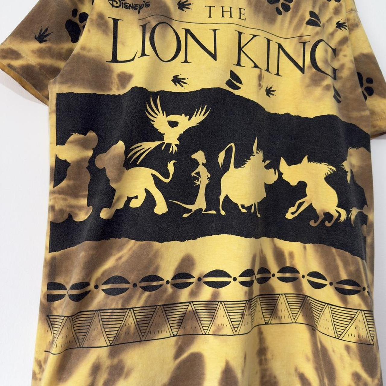 Vintage Disney's The Lion King Tie Dye 90s T Shirt (XL)