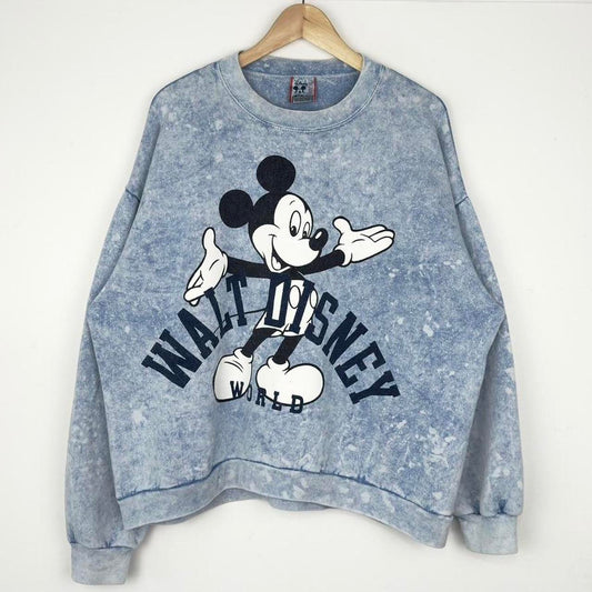 Vintage Mickey Mouse Walt Disney World 90s Sweatshirt (Boxy L)