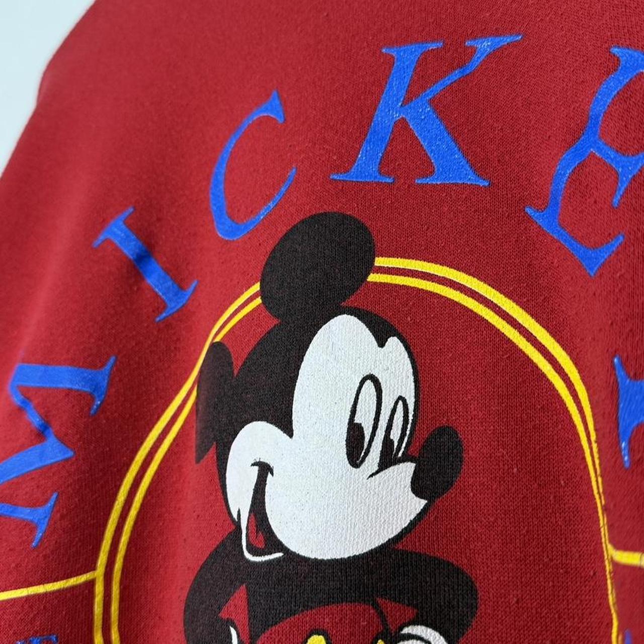 Vintage Mickey Mouse Spell Out 90s Sweatshirt (L)