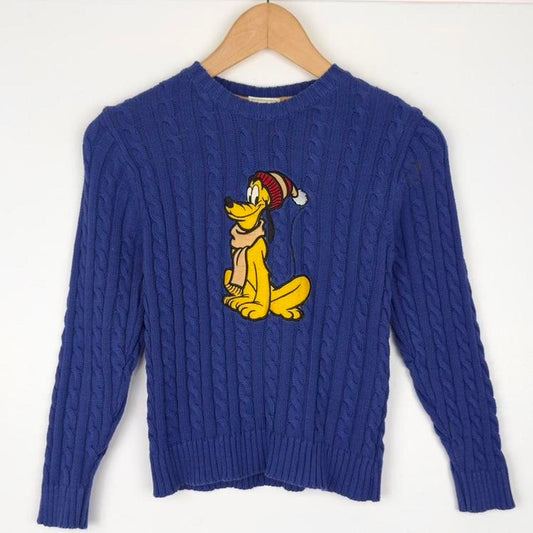 Vintage Disney Pluto 00s Kids Jumper (Kids S)