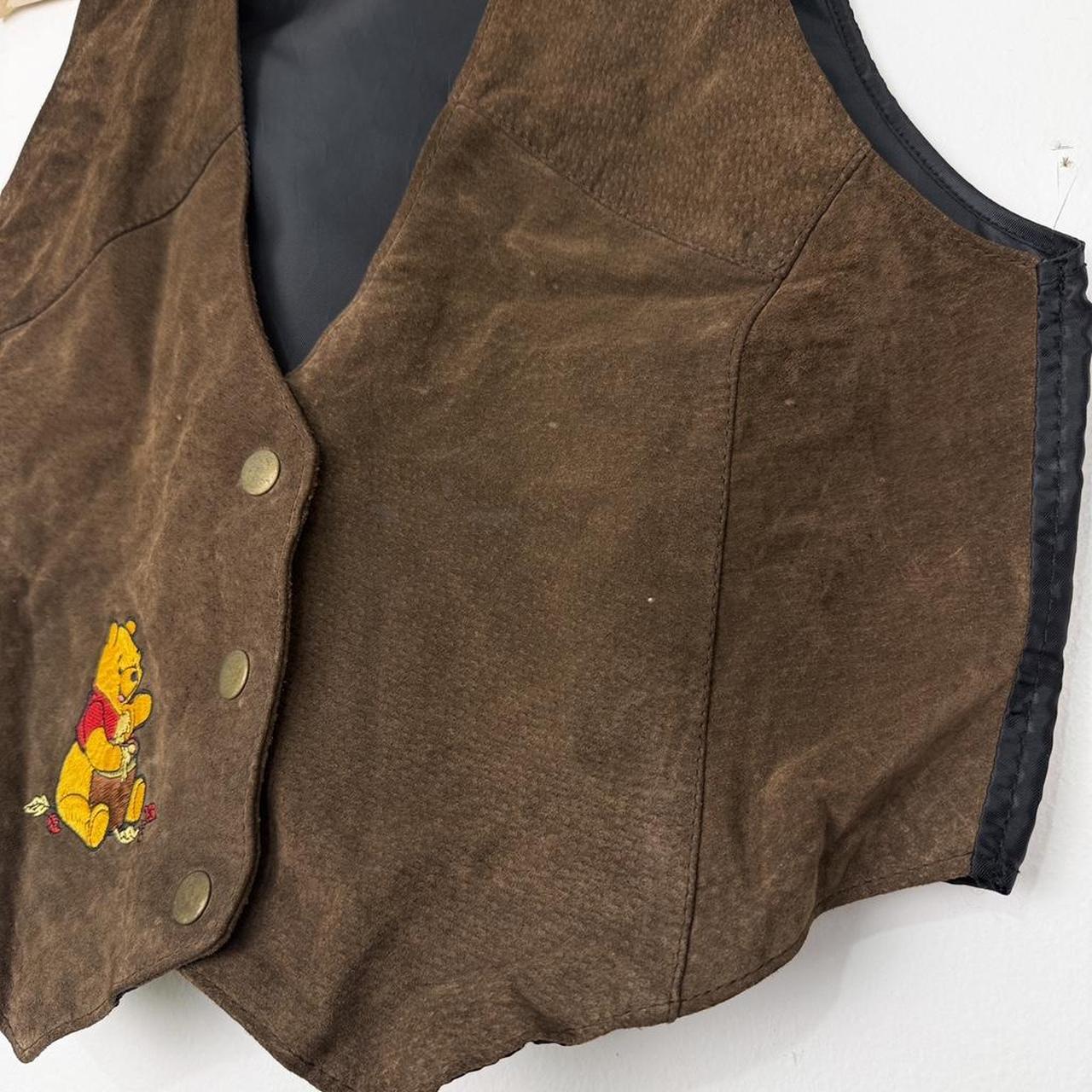 Vintage Winnie the Pooh Suede 90s Vest (S/M)