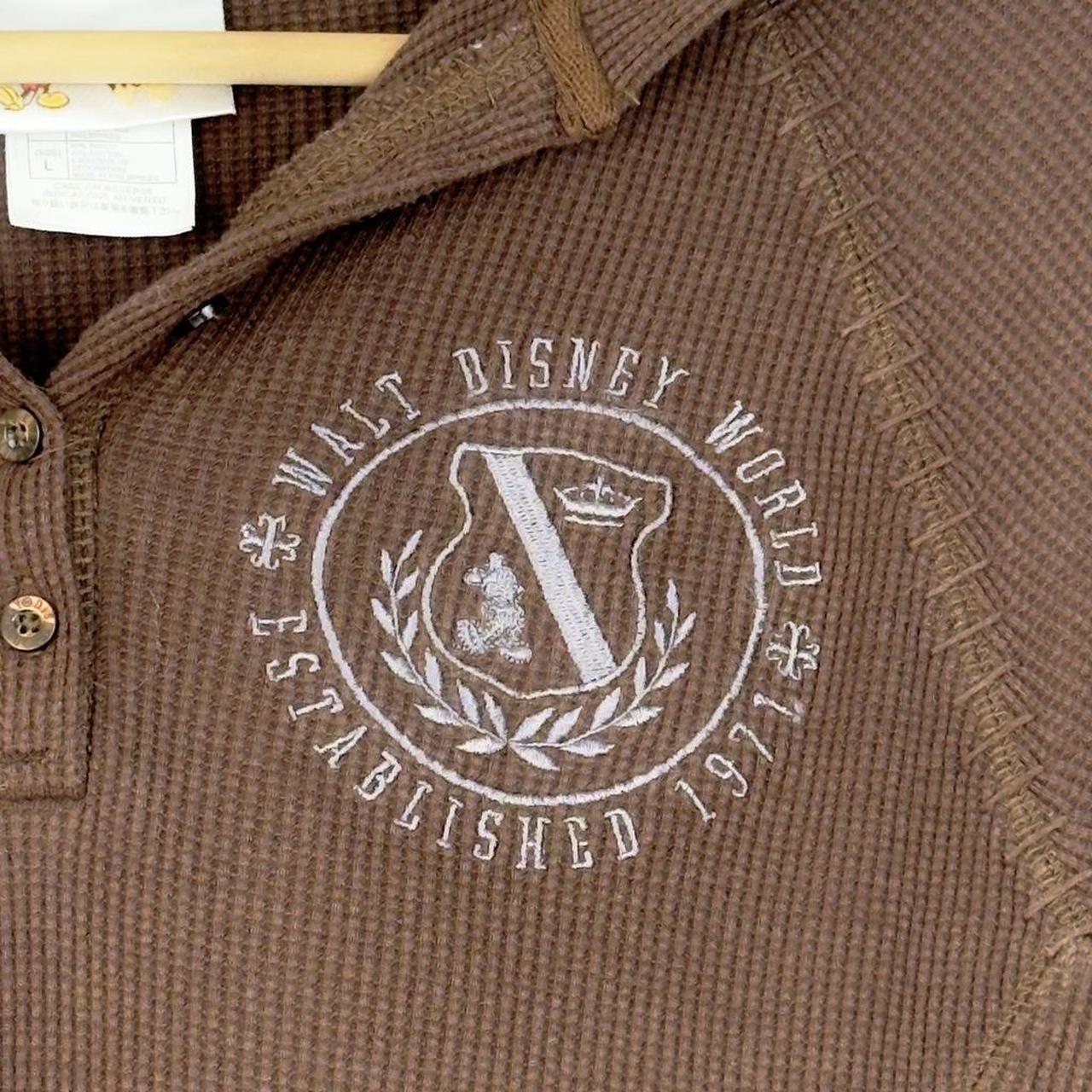 Vintage Walt Disney World Hooded Slim Fit 00s Long Sleeve (L)