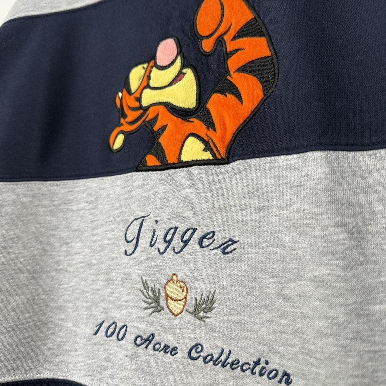 Vintage Tigger 100 Hundred Acre Wood Striped Sweatshirt (M/L)