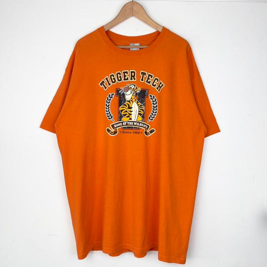 Vintage Tigger Tech University Disney Store 00s T Shirt (XXL)