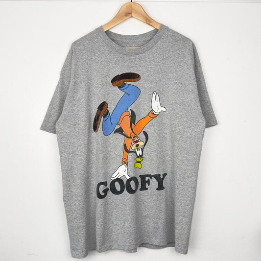 Disney Goofy Upside Down Grey T Shirt (L/XL)