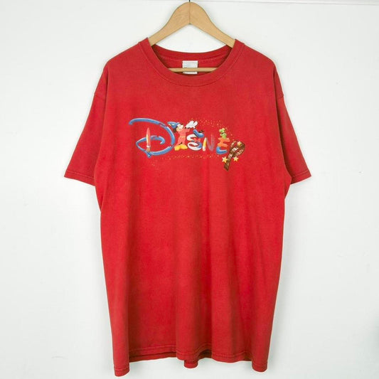 Vintage Disney Spell Out Disney Store 00s T Shirt (L)