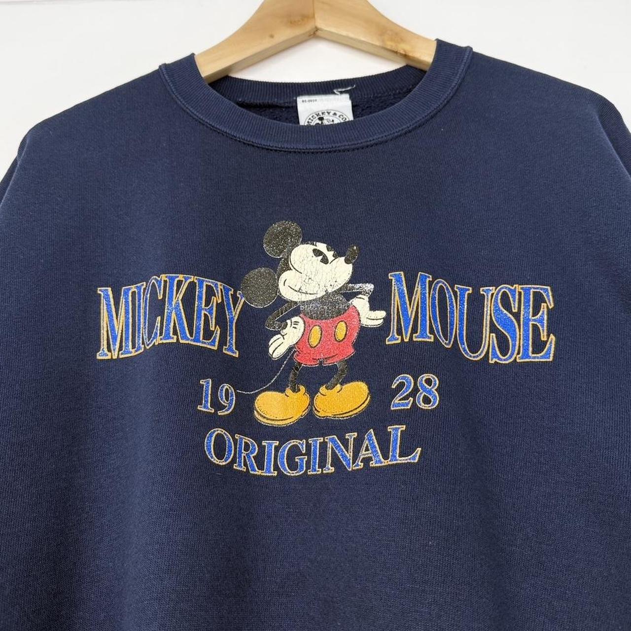 Vintage Mickey Mouse 90s Navy Sweatshirt (L)