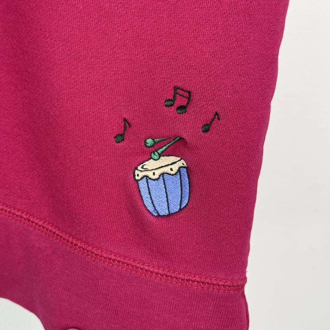 Vintage Seven Dwarfs Musical Band Embroidered Disney 00s Sweatshirt (XXL)