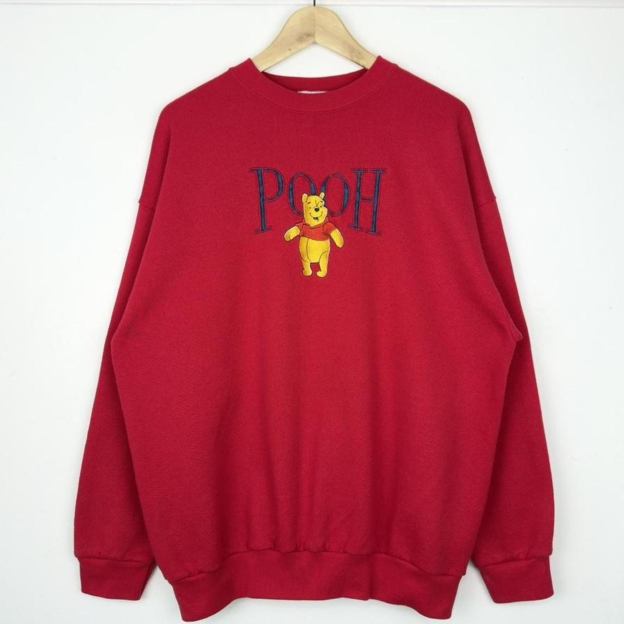 Vintage Winnie The Pooh Embroidered Spell Out 90s Sweatshirt (L/XL)