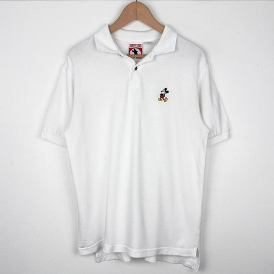 Vintage Mickey Mouse Polo Shirt 90s Polo Shirt (S)
