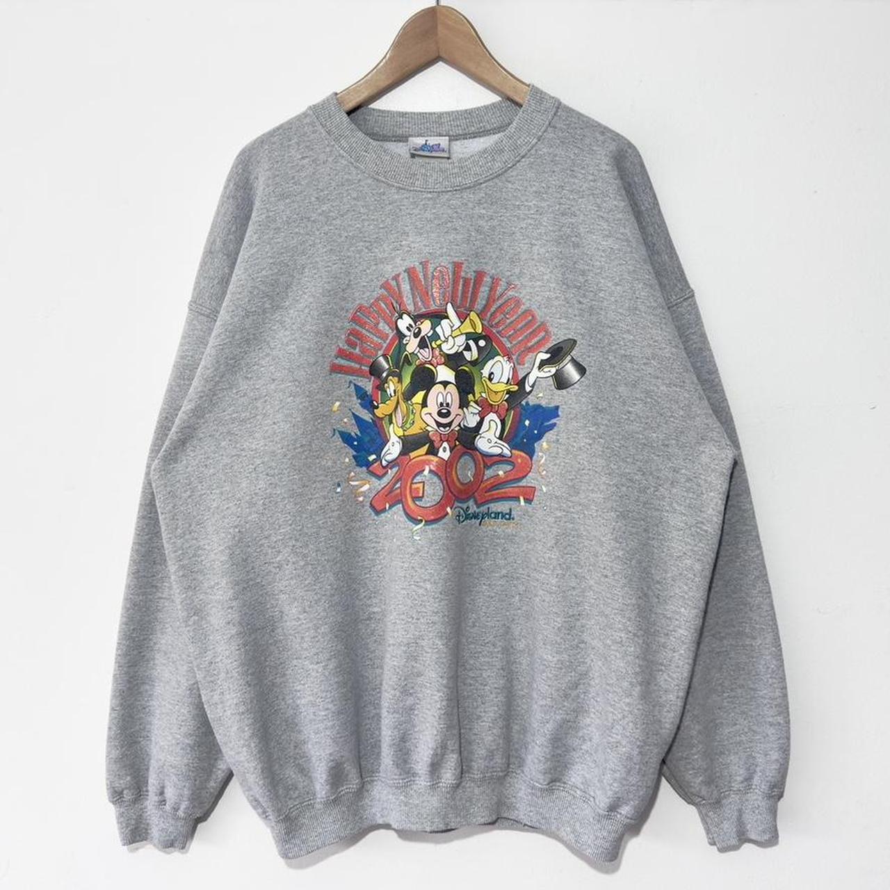 Vintage Disneyland Happy New Year 2002 Sweatshirt (XL)