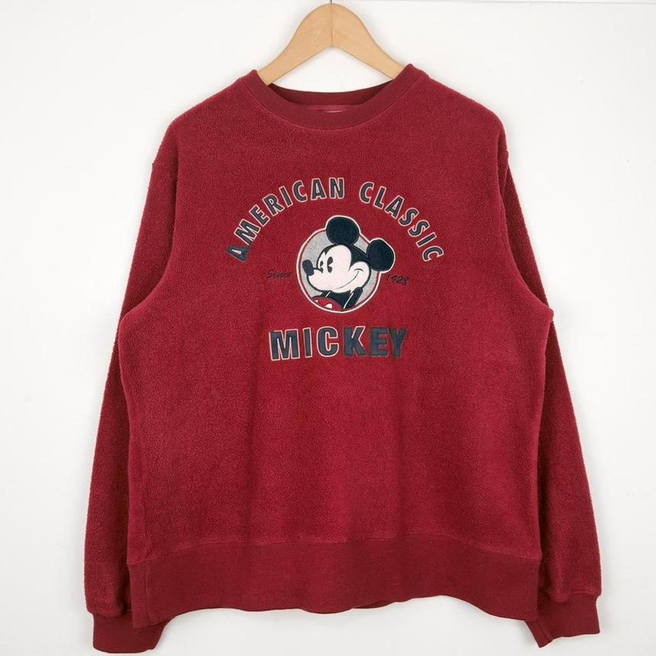 Vintage Mickey Mouse 00s Fleece Sweatshirt (M)