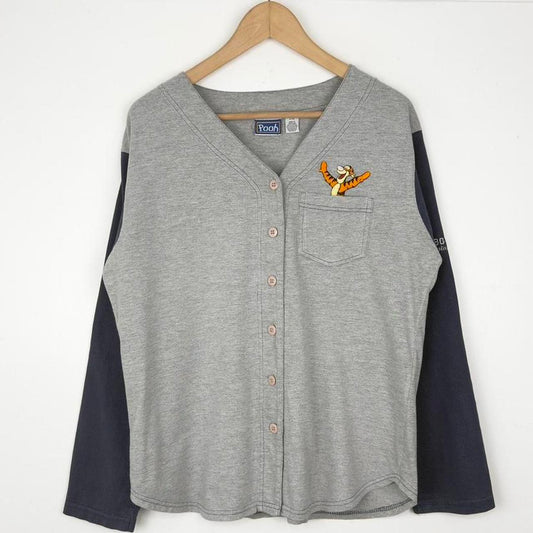 Vintage Tigger Embroidered 90s Long Sleeve (L)