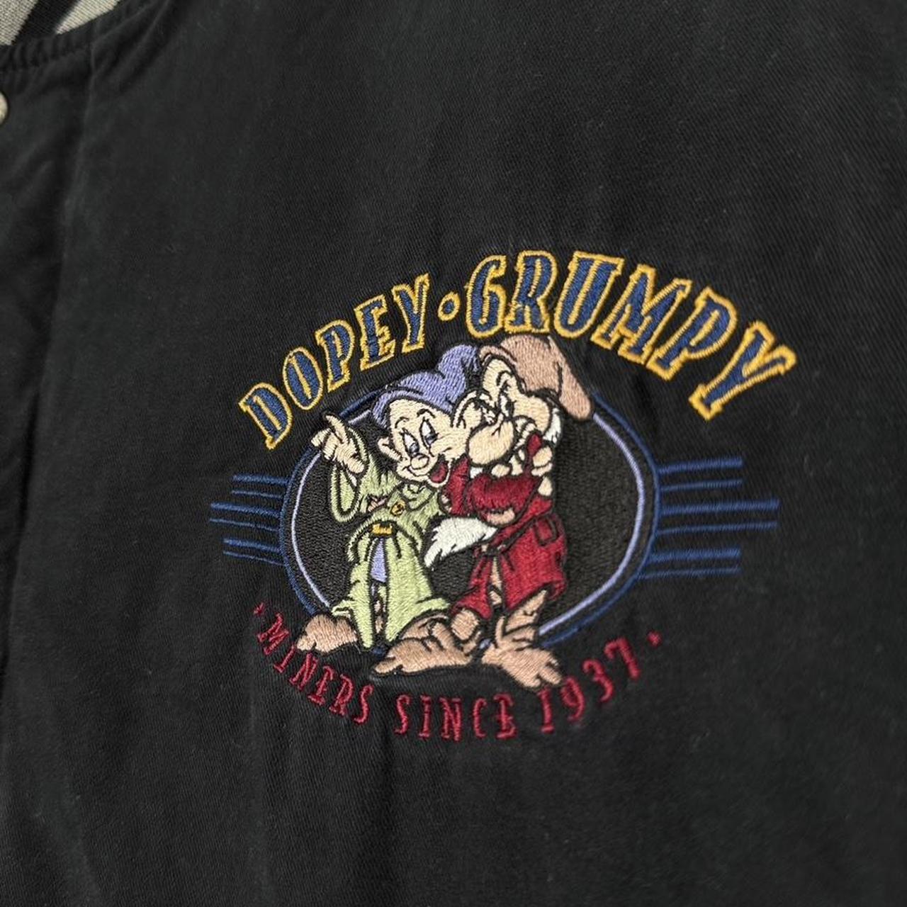 Vintage Snow White's Seven Dwarfs Disney Embroidered 90s Varsity Jacket (S)