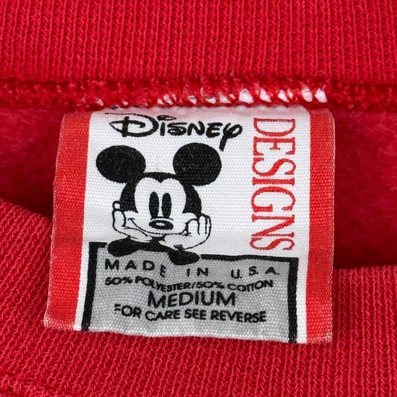 Vintage 90s Walt Disney World 25th Anniversary Red Sweatshirt (M)