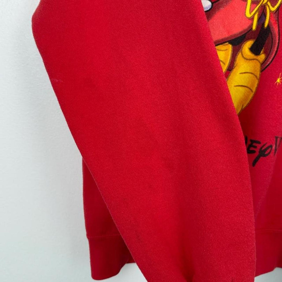 Vintage 90s Walt Disney World 25th Anniversary Red Sweatshirt (M)