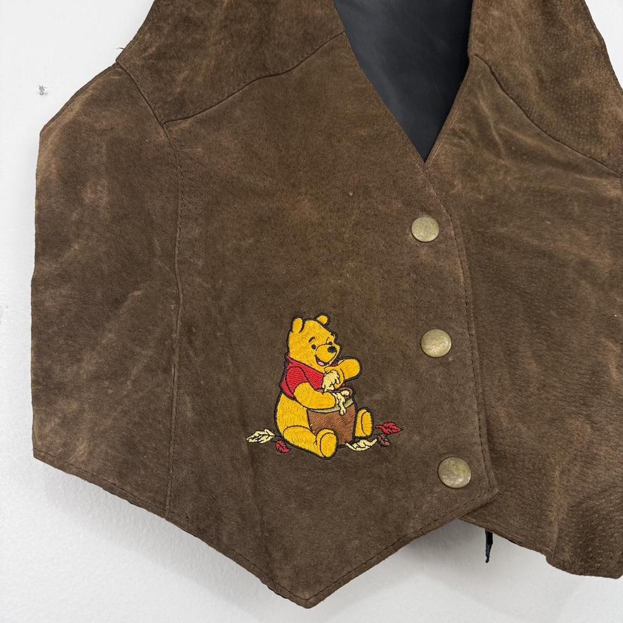 Vintage Winnie the Pooh Suede 90s Vest (S/M)