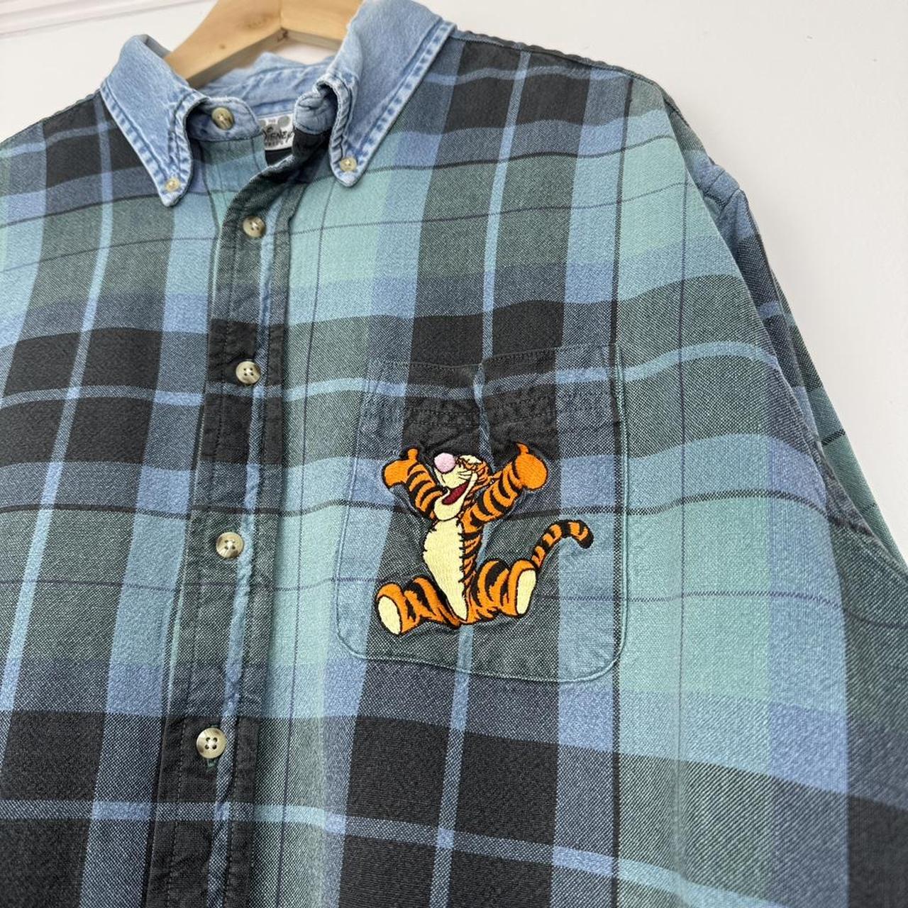 Vintage Tigger Checked 90s Long Sleeve Shirt (L)