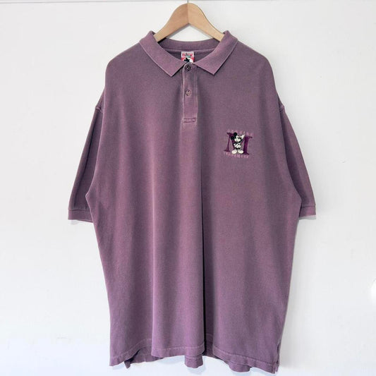 Vintage Mickey Mouse Embroidered 90s Disney Polo Shirt (XXL)
